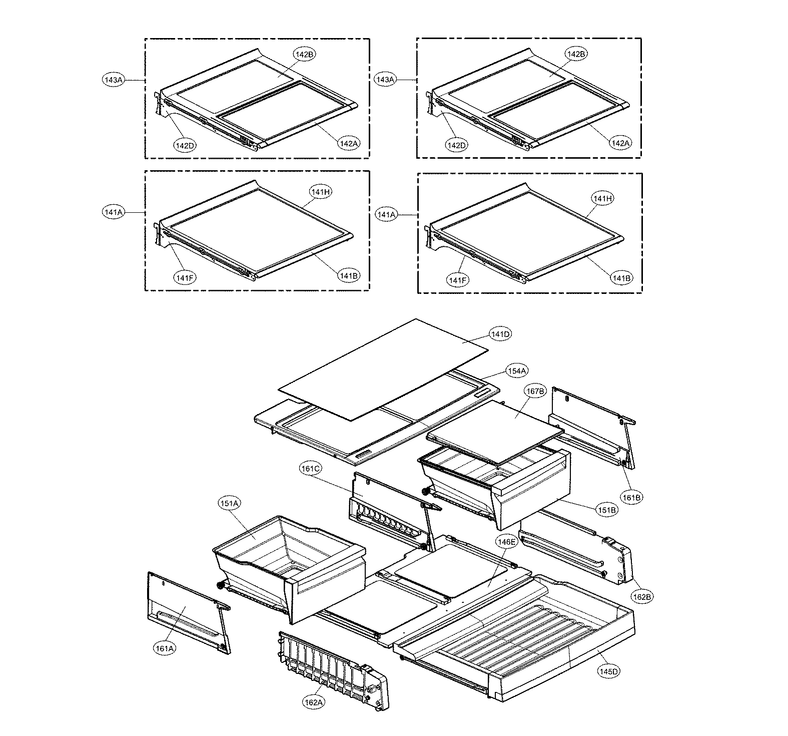 Refrigerator parts