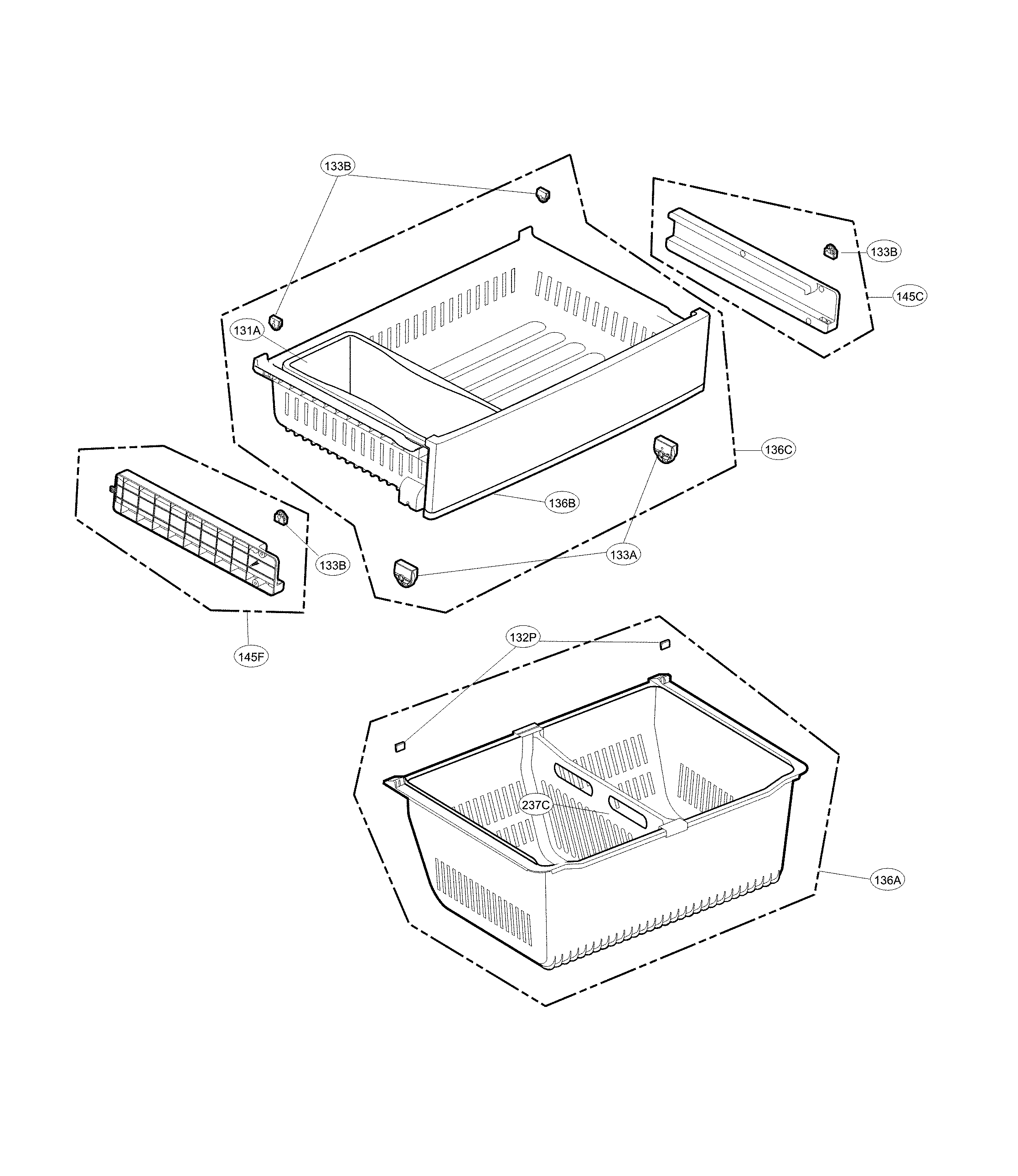 Freezer parts
