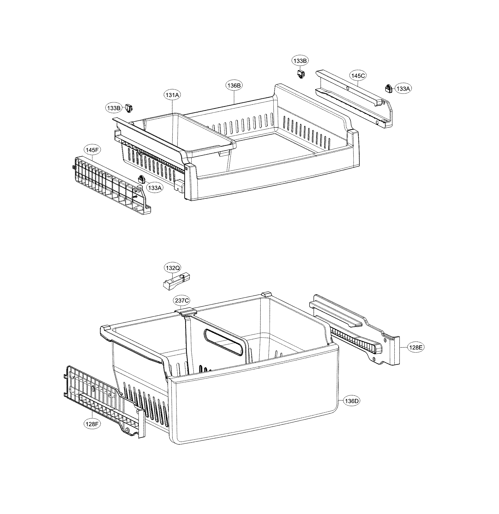 Freezer parts