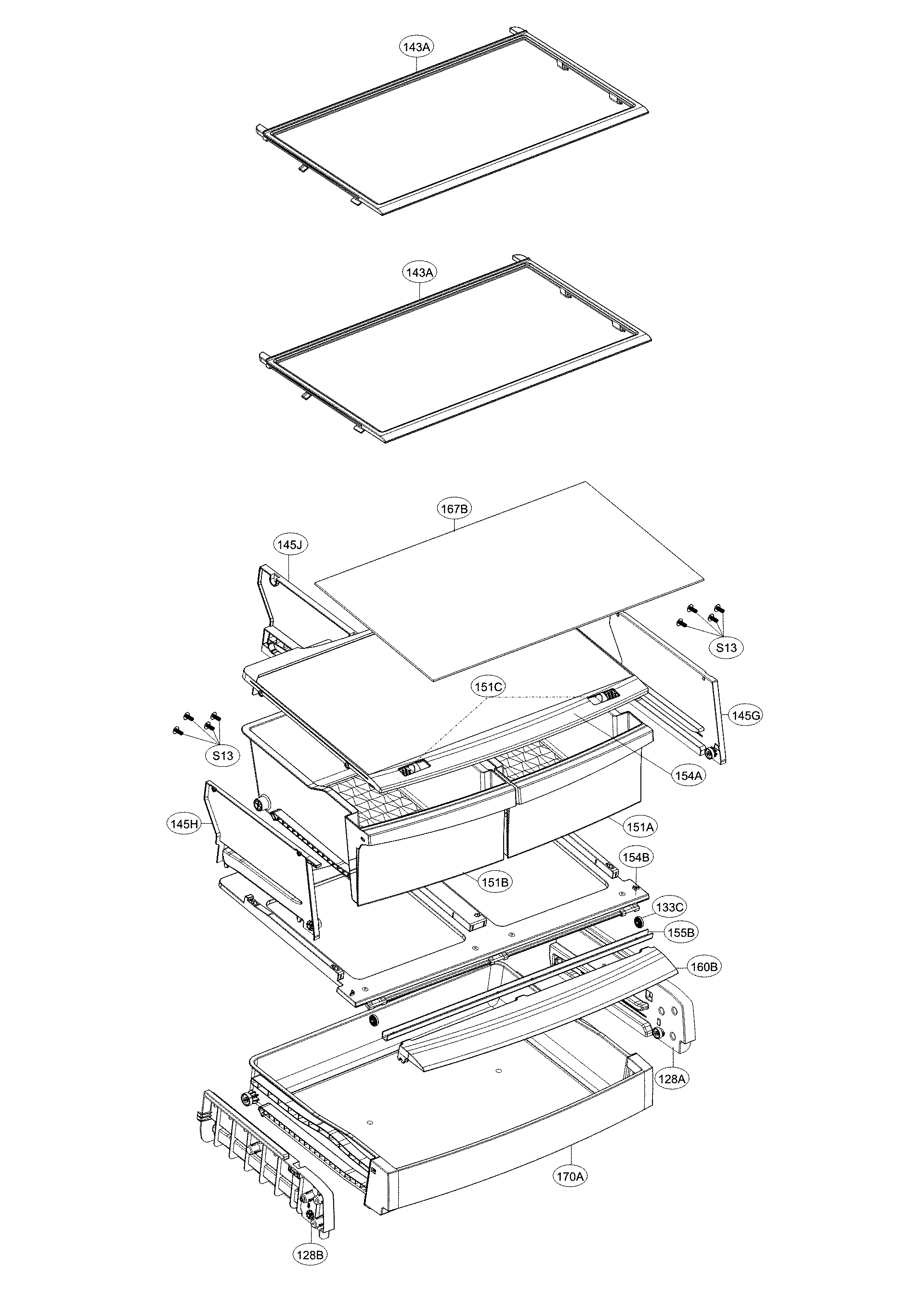 Refrigerator parts