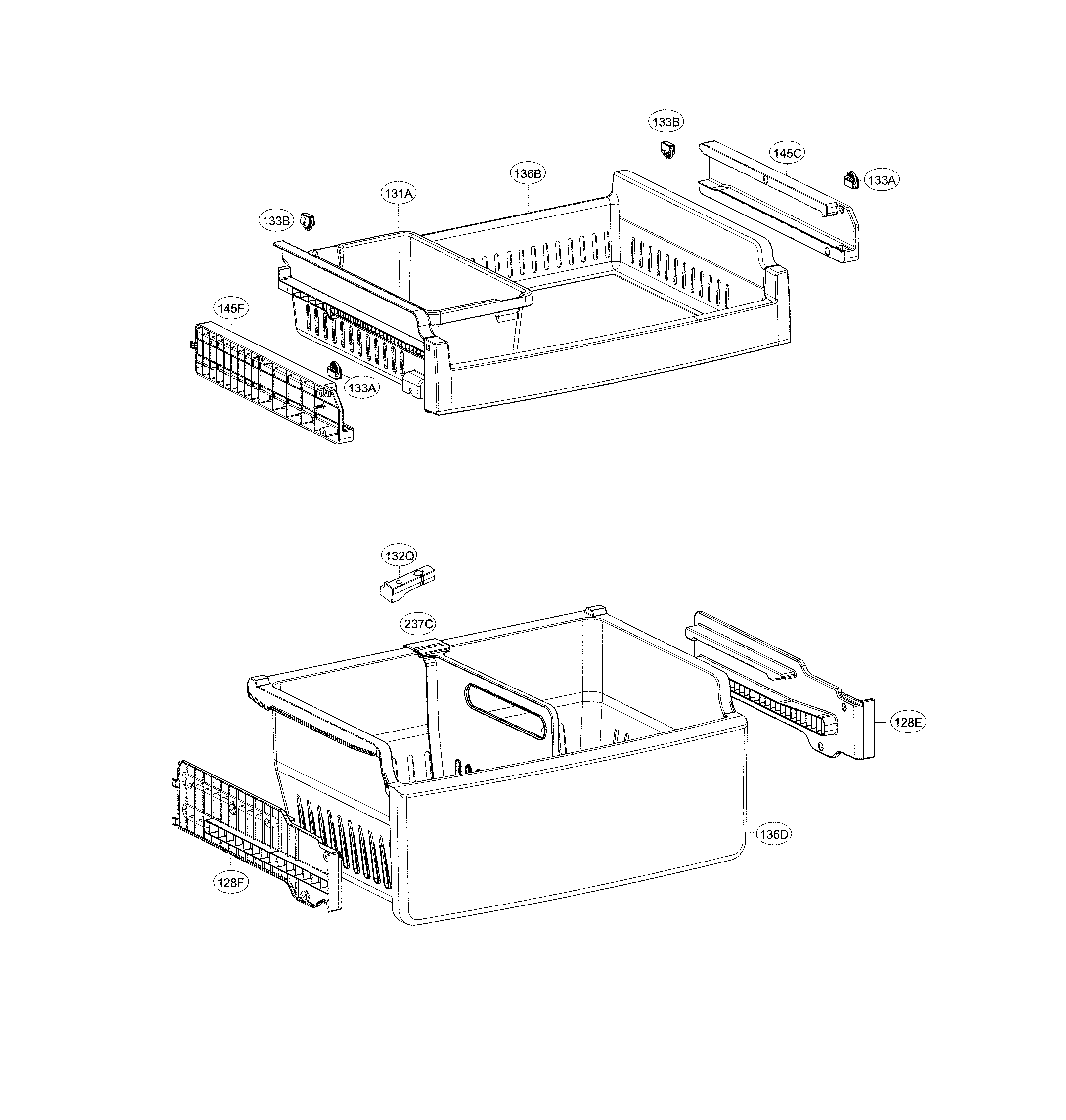 Freezer parts