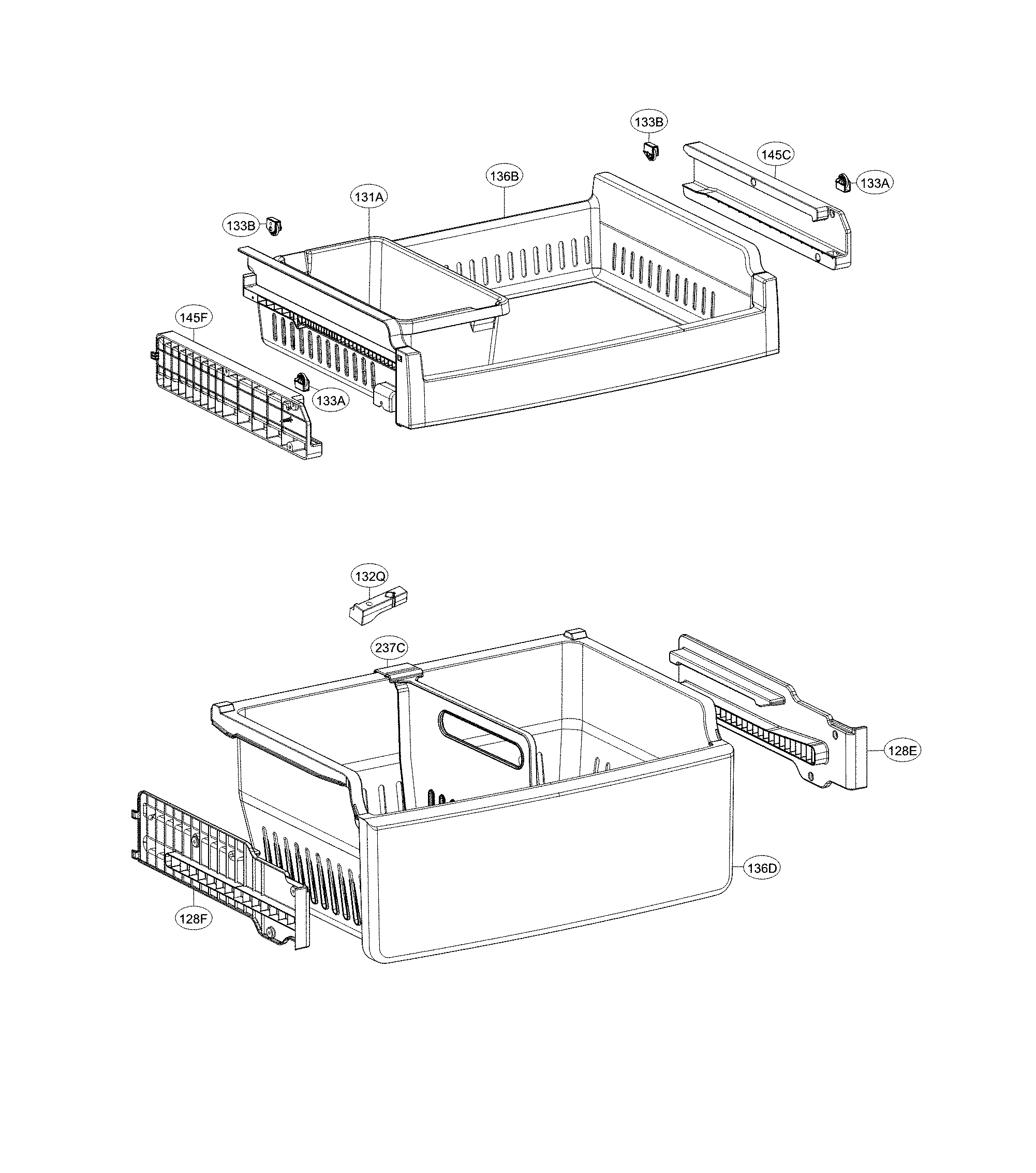 Freezer parts
