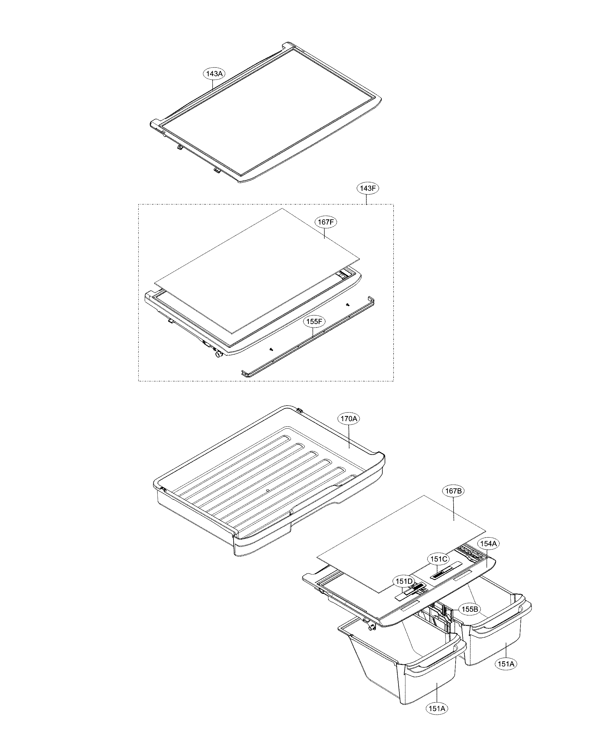 Refrigerator parts