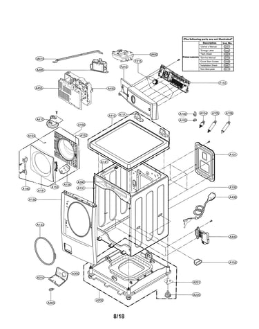 Cabinet and door parts