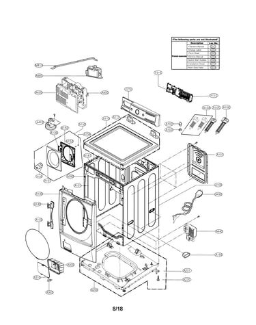 Cabinet and door parts
