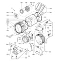 Kenmore Elite 79641683610 drum parts diagram