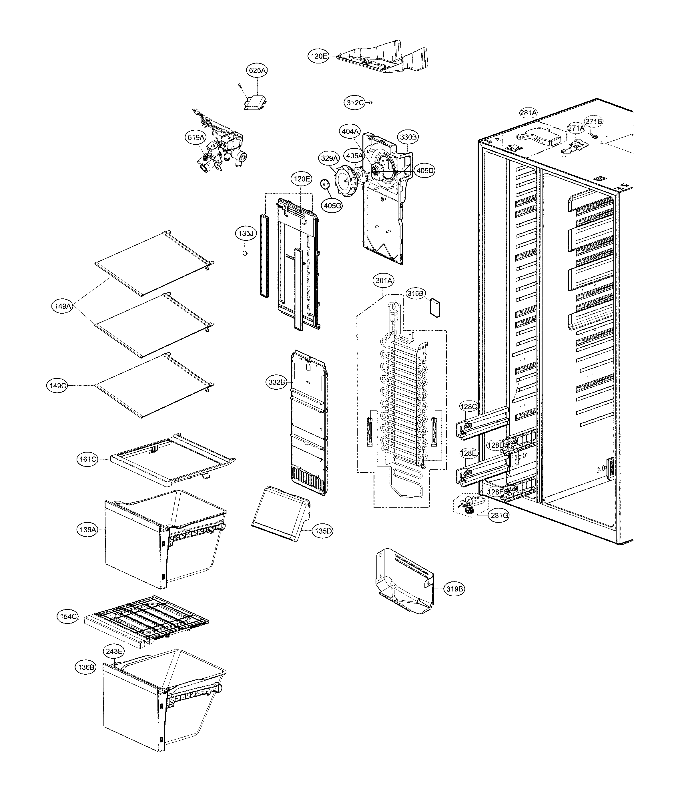 Freezer compartment