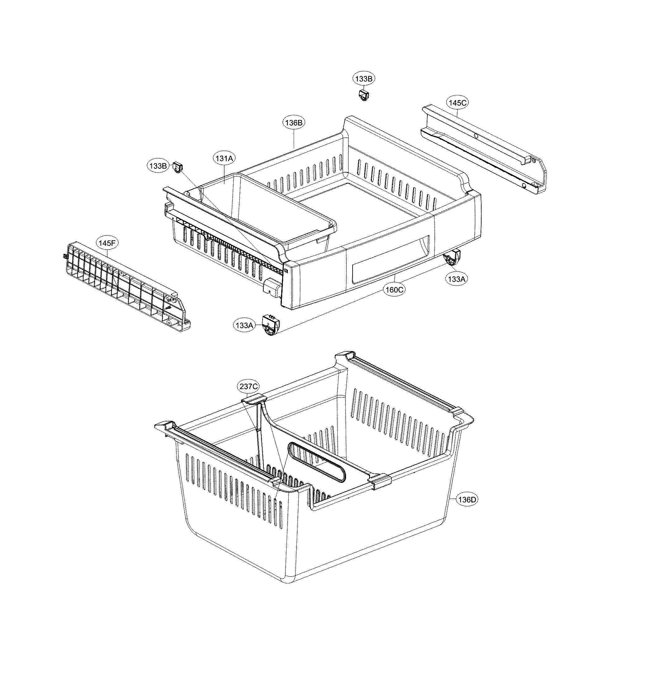 Freezer parts