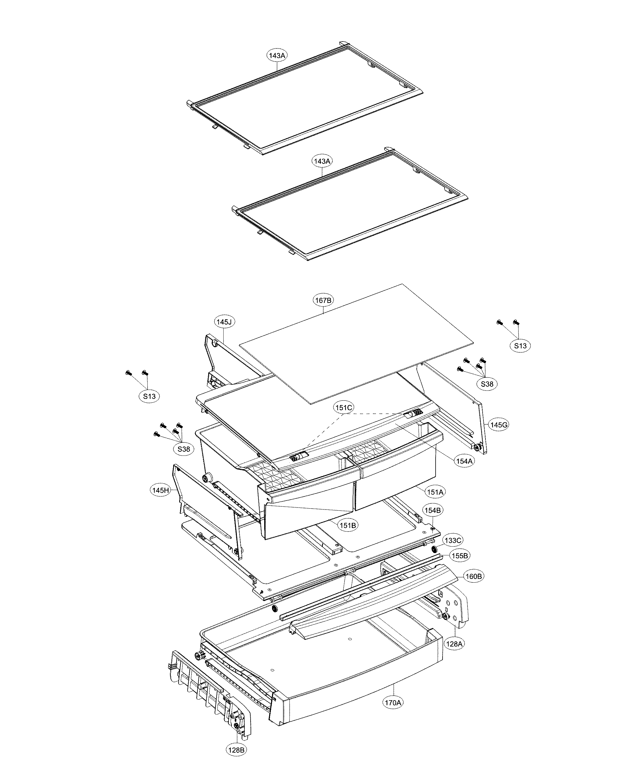 Refrigerator parts