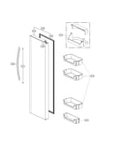 Refrigerator door parts