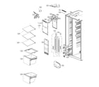 Kenmore 79551737810 freezer parts diagram