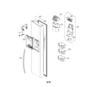 Kenmore Elite 79551853611 freezer door parts diagram