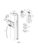Freezer door parts