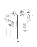 Freezer door parts
