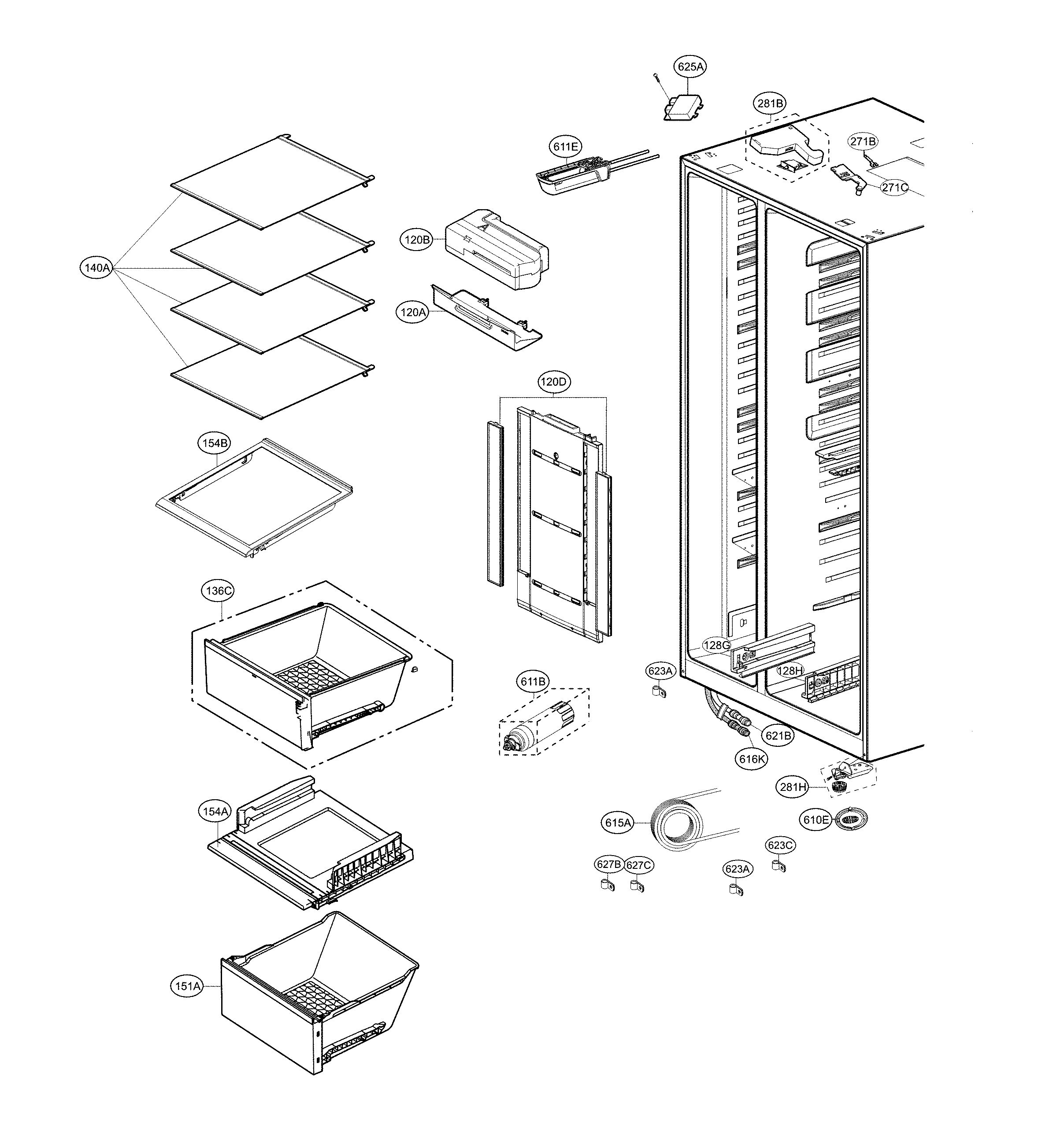 Refrigerator parts
