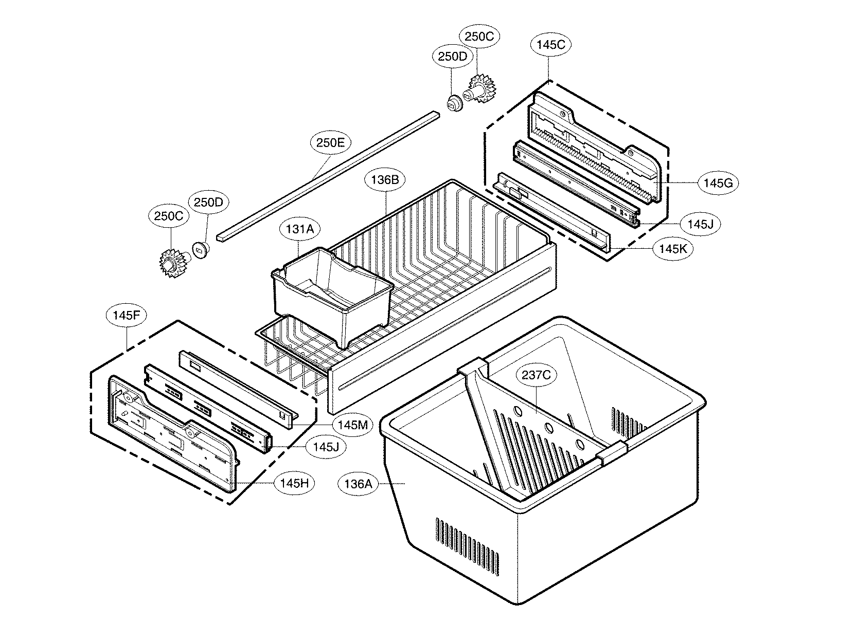 Freezer parts
