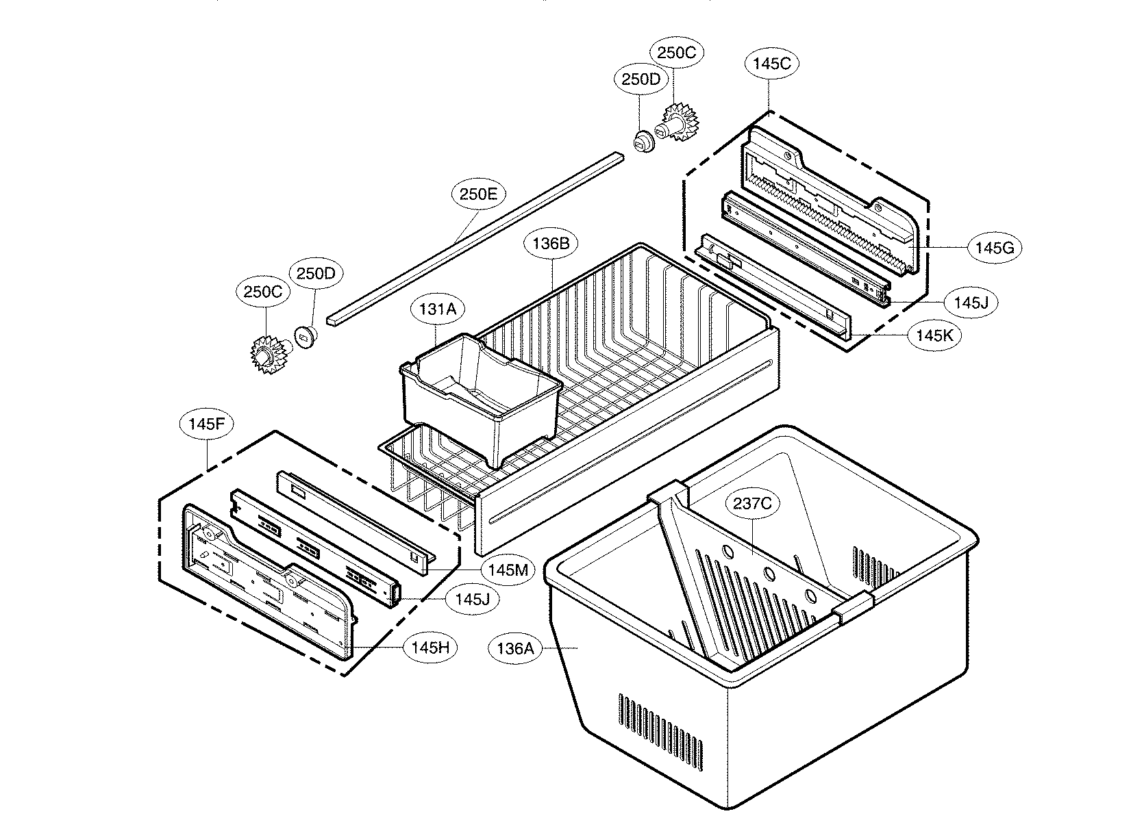 Freezer parts