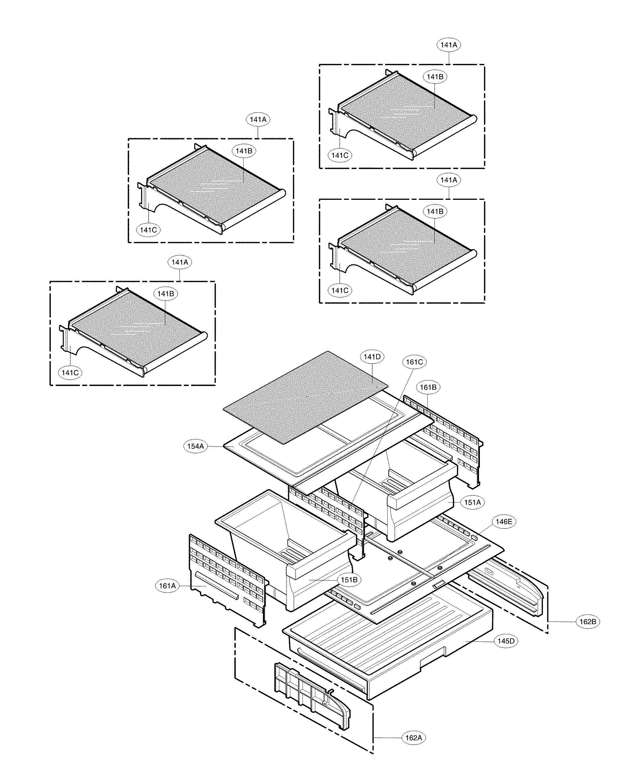 Refrigerator parts