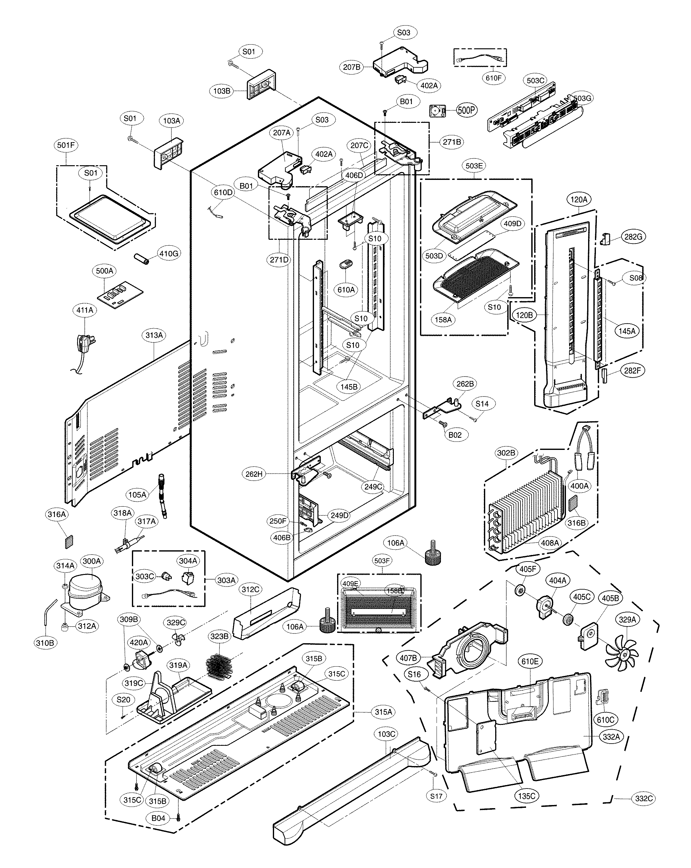 CASE PARTS