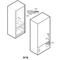 Kenmore 79571606015 ice maker parts diagram
