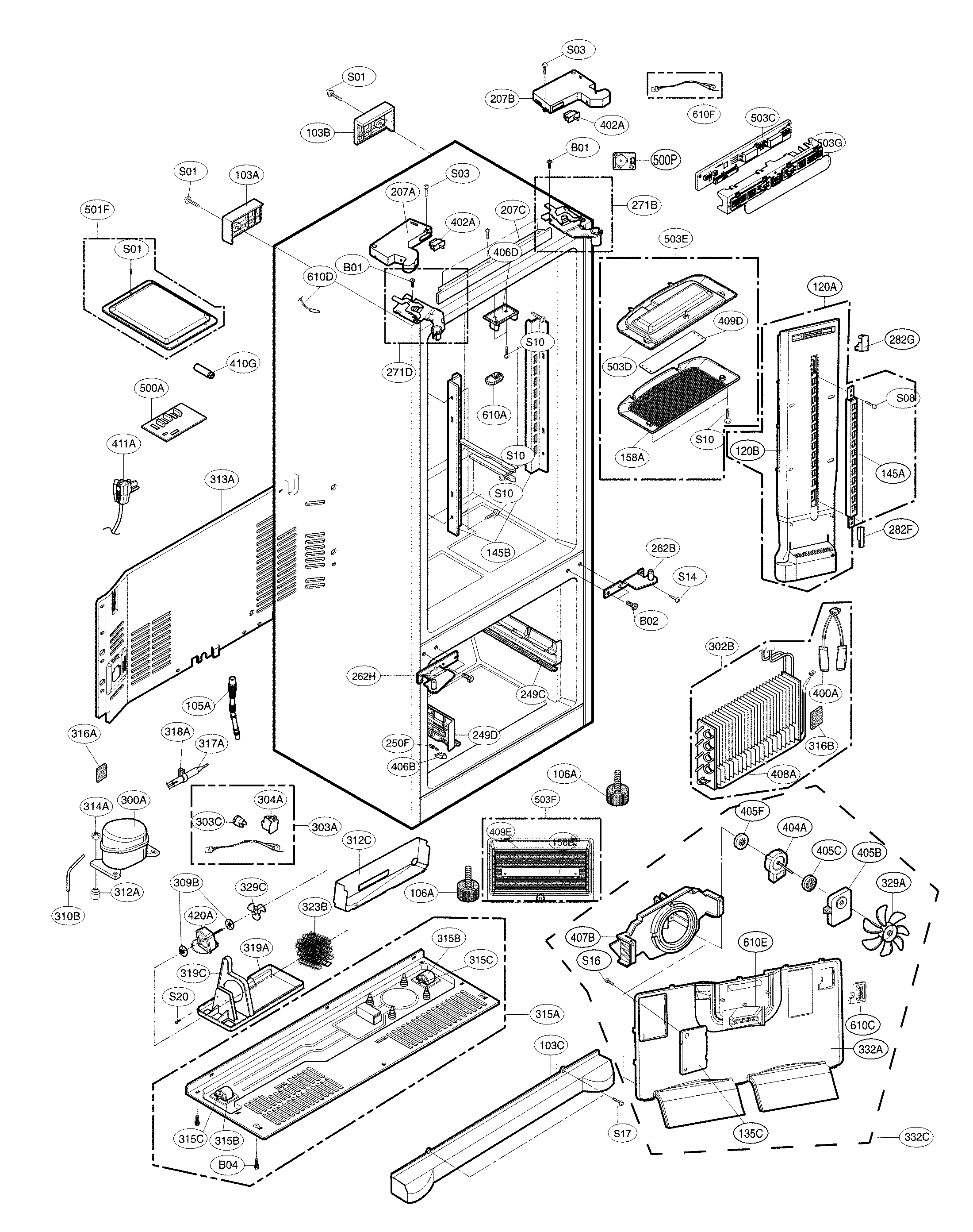 Case parts