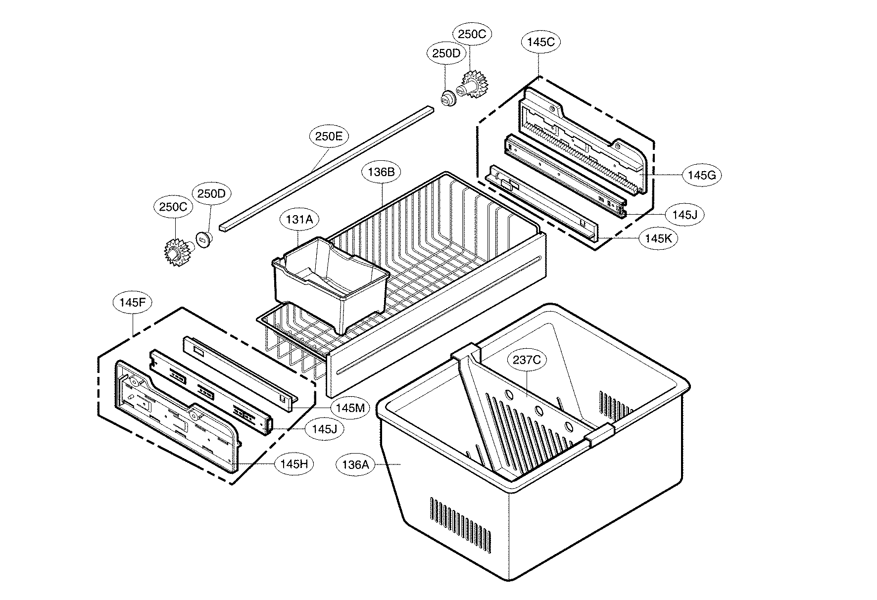 Freezer parts