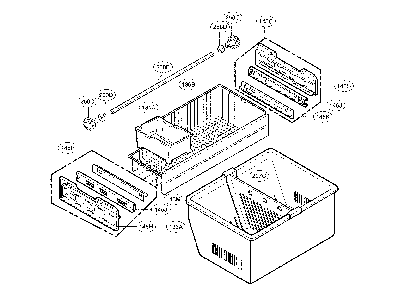 Freezer parts