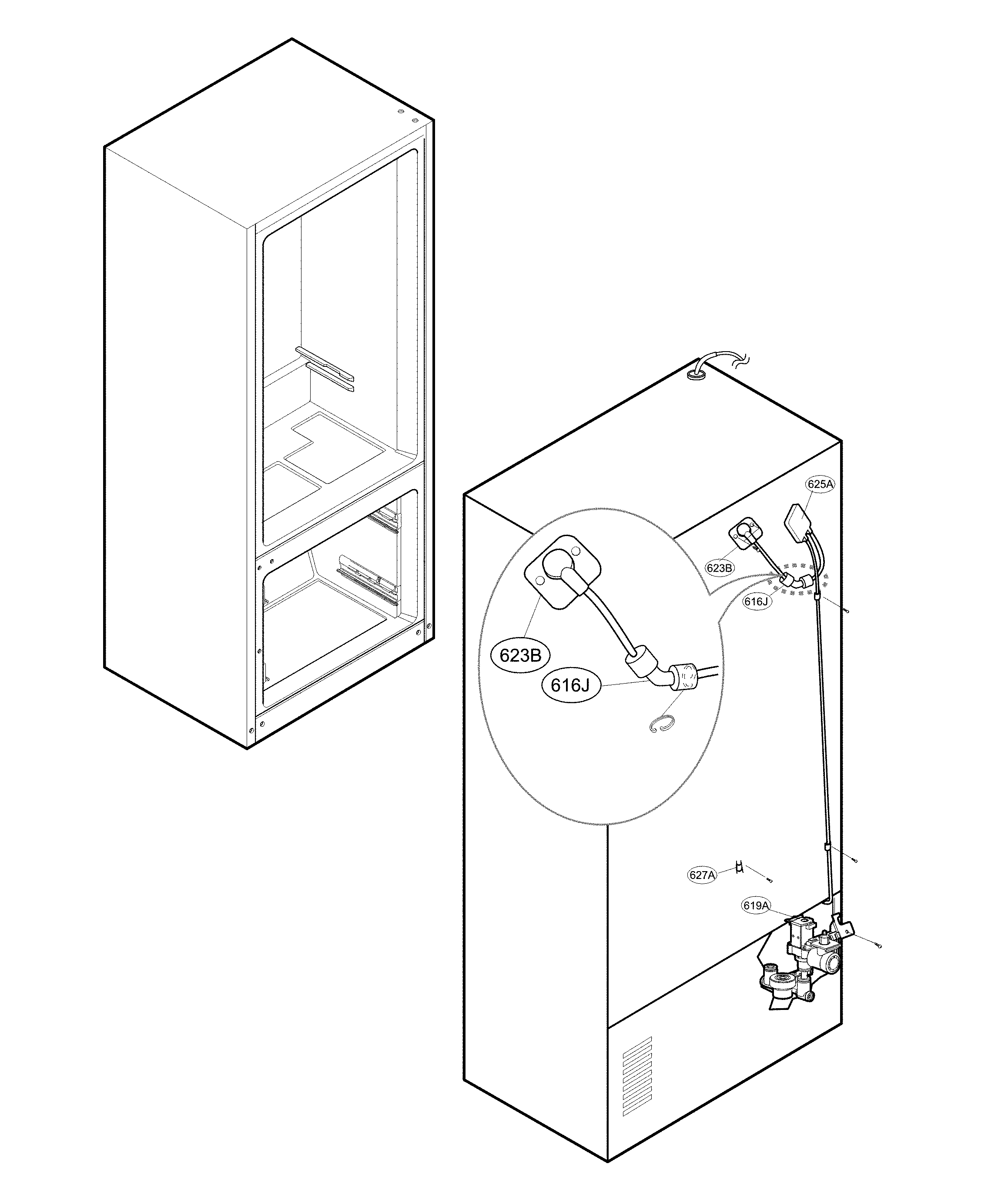 VALVE AND WATER PARTS
