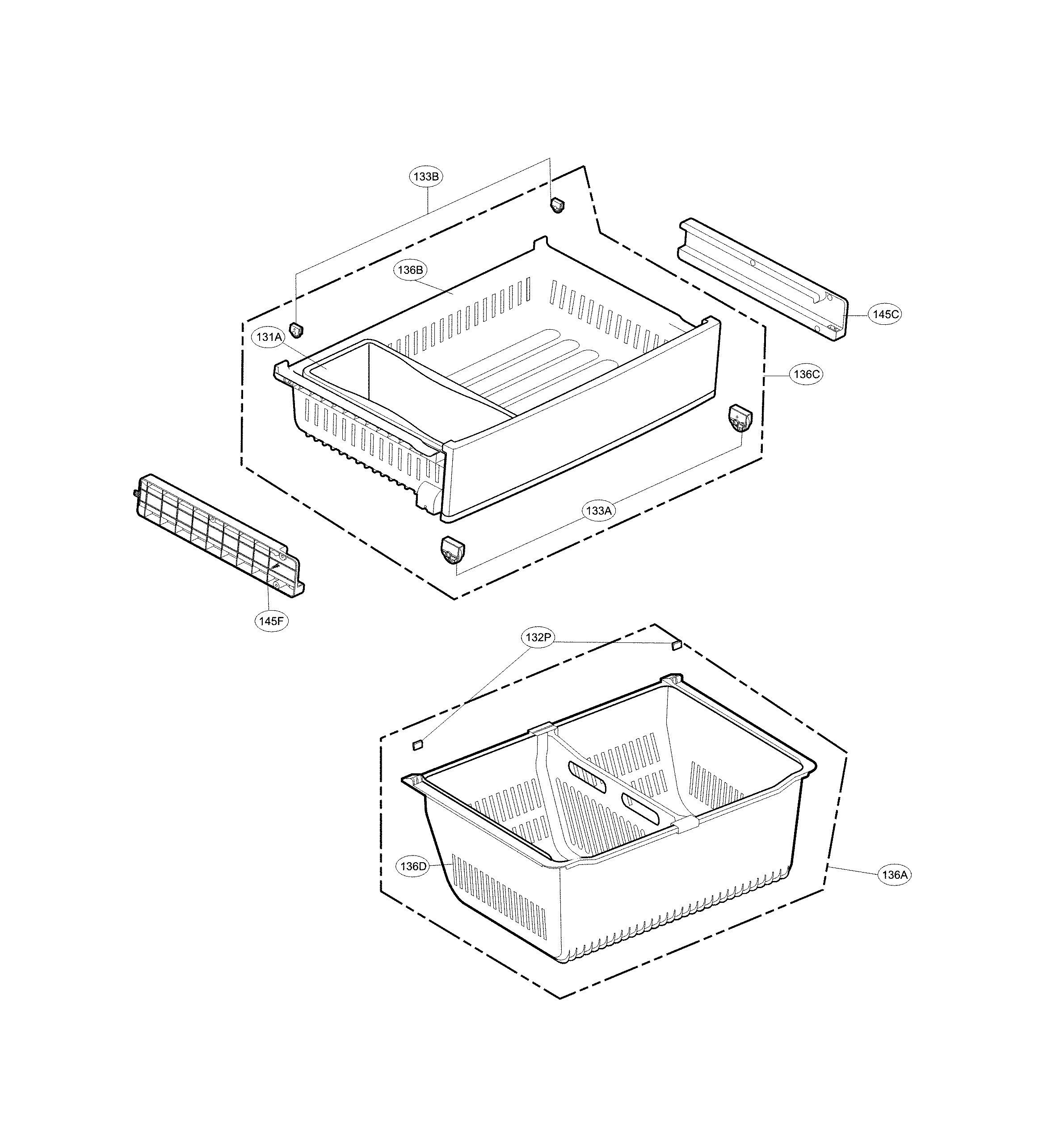Freezer parts