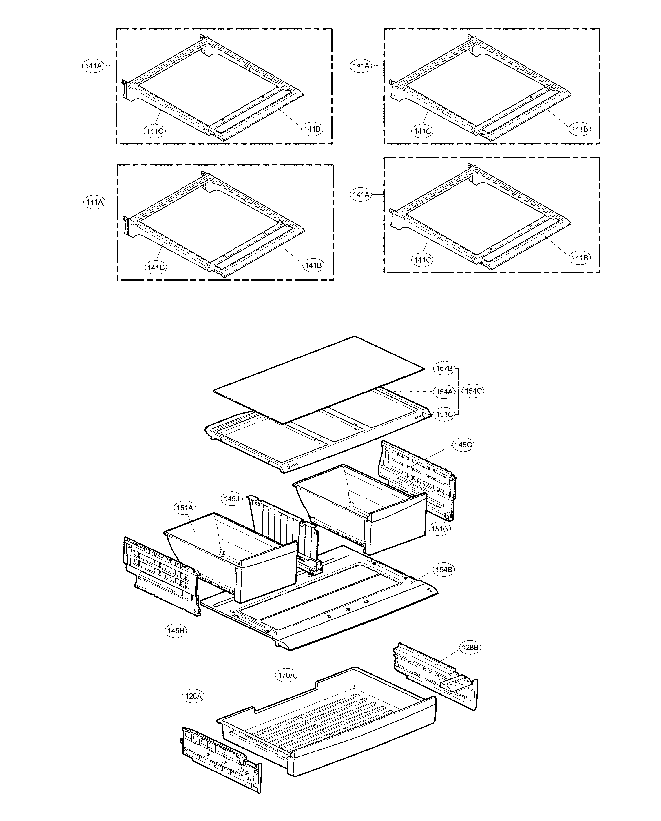 Refrigerator parts