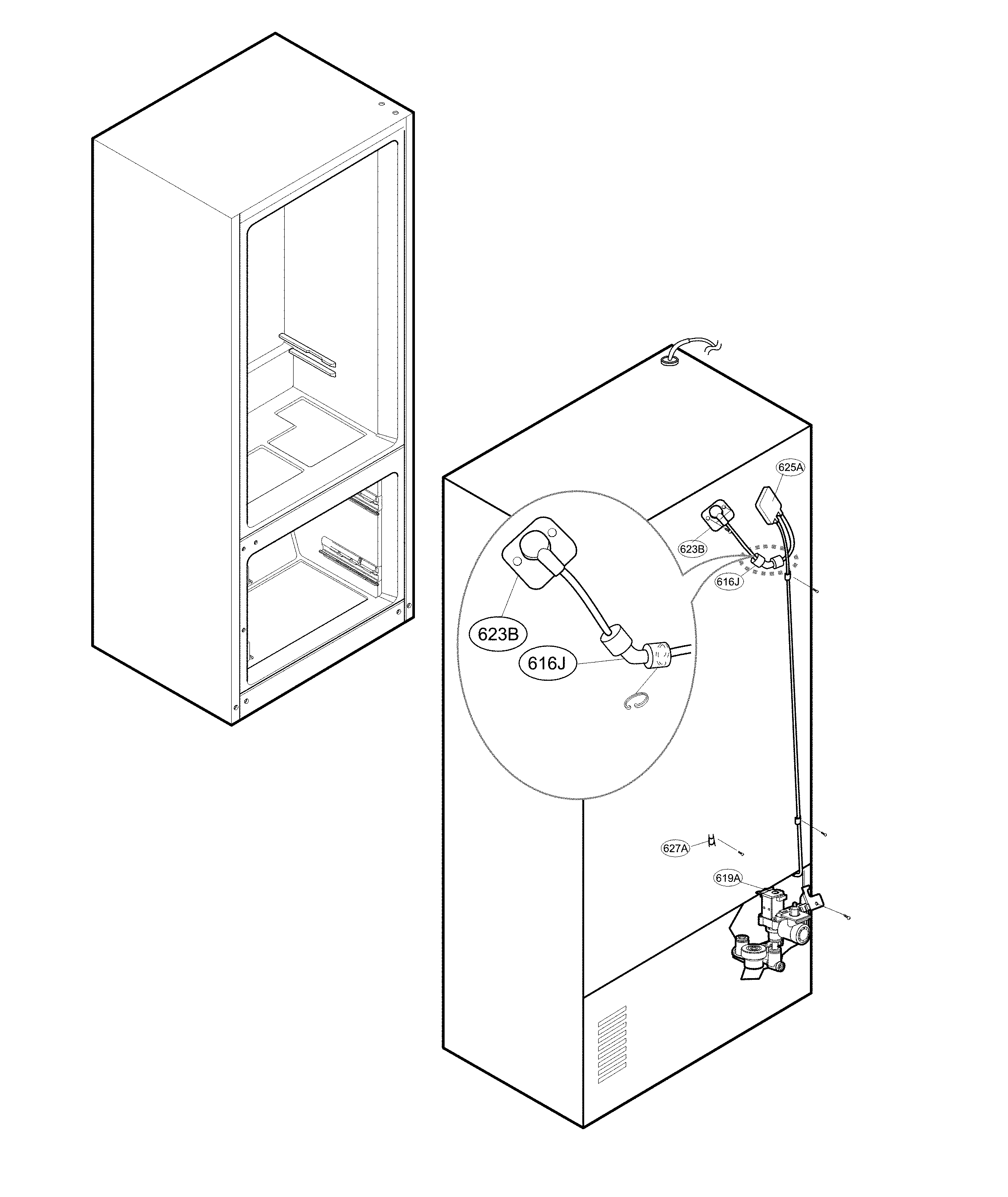Valve and water parts
