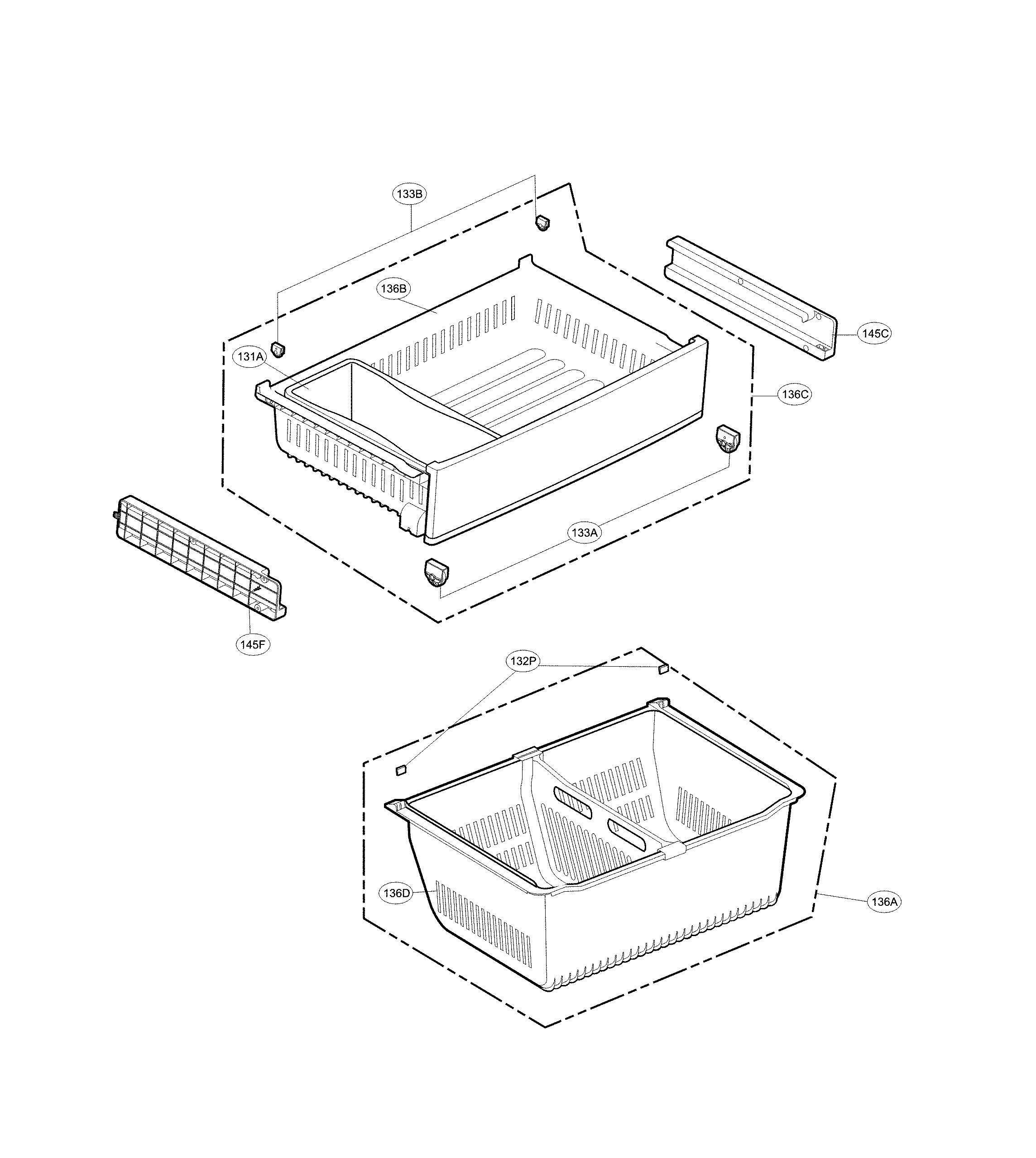 Freezer parts