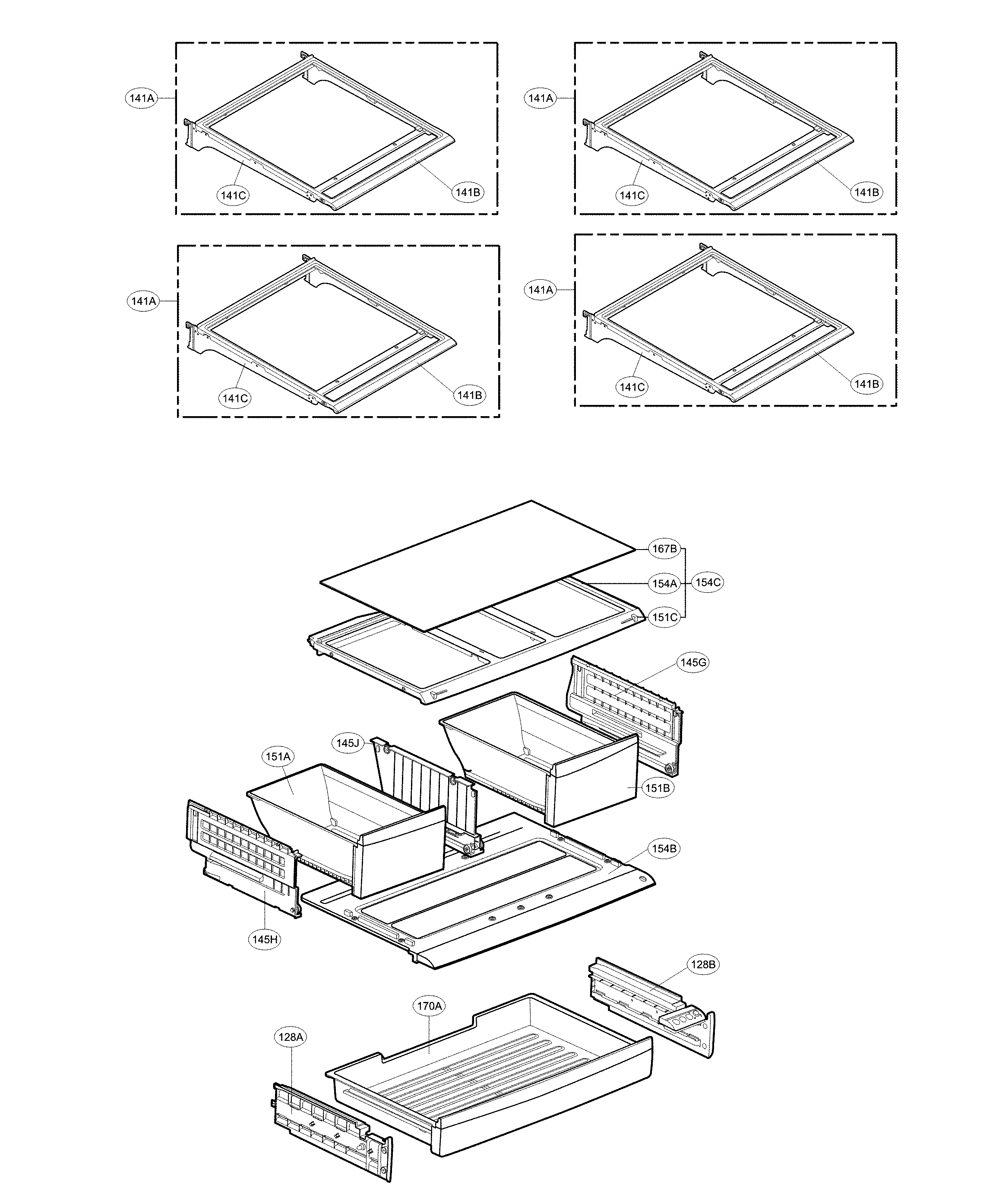 Refrigerator parts