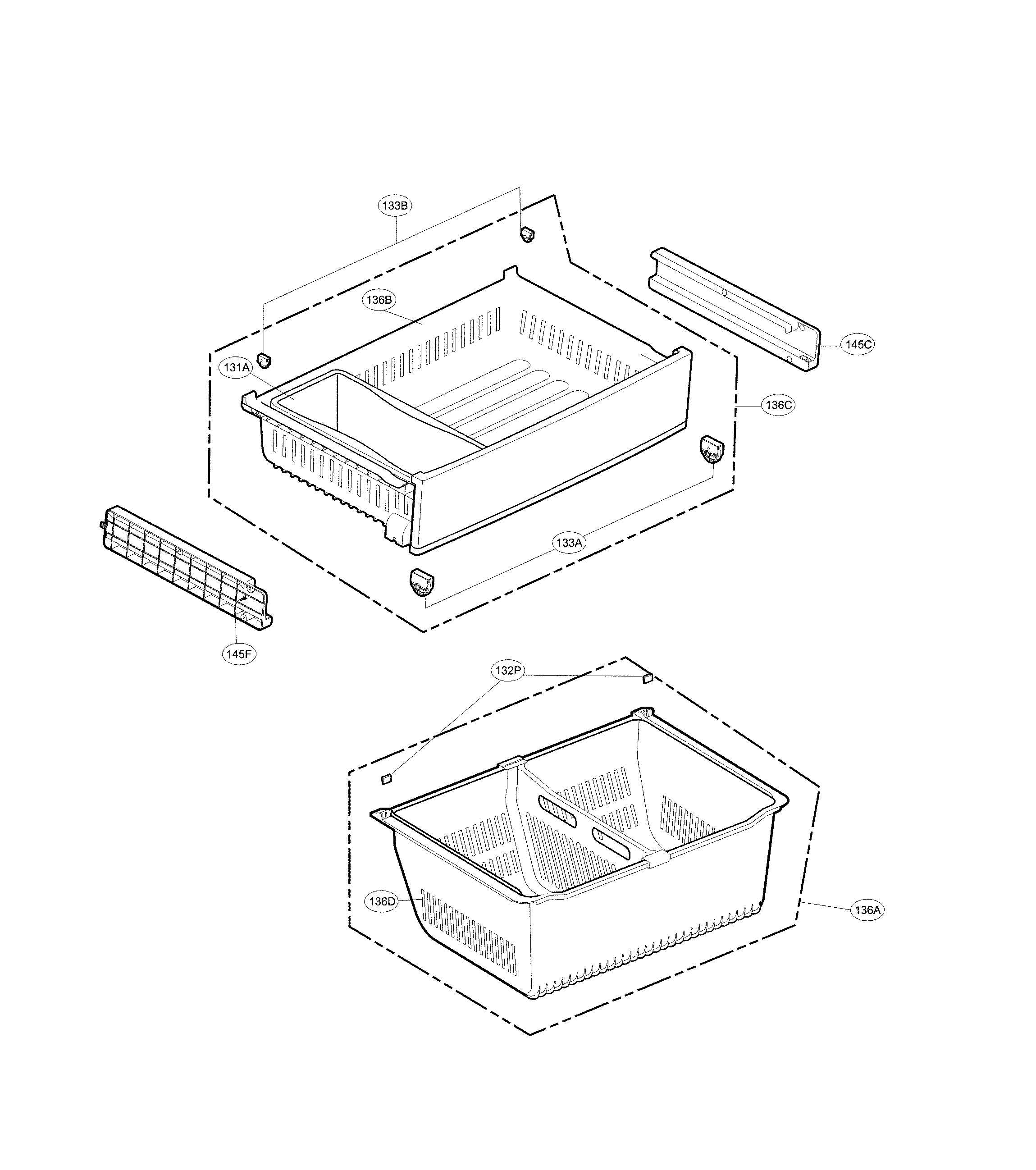 Freezer parts