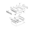 Kenmore Elite 79579049313 freezer parts diagram