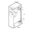 Kenmore Elite 79579752901 valve and water parts diagram