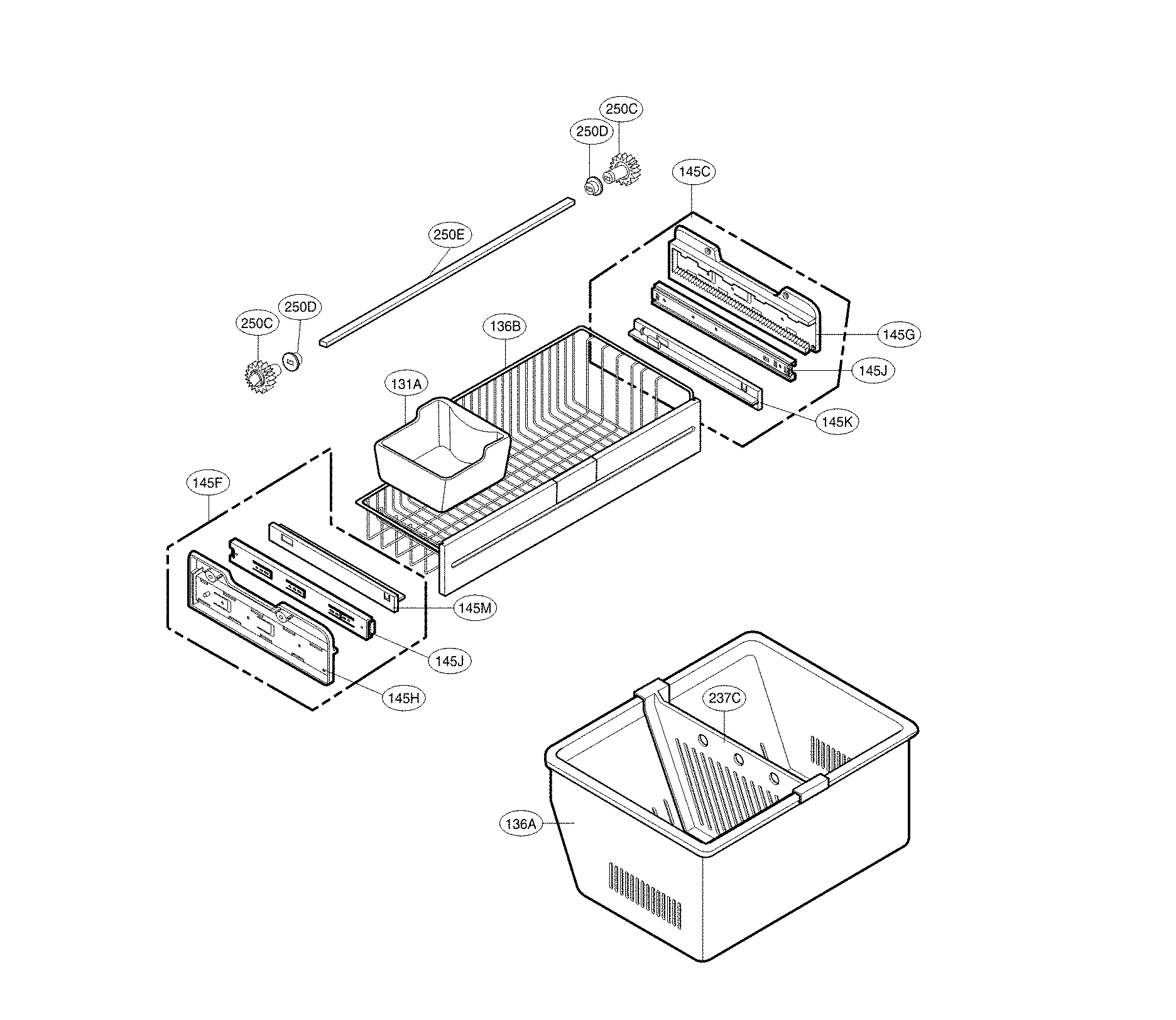 Freezer parts