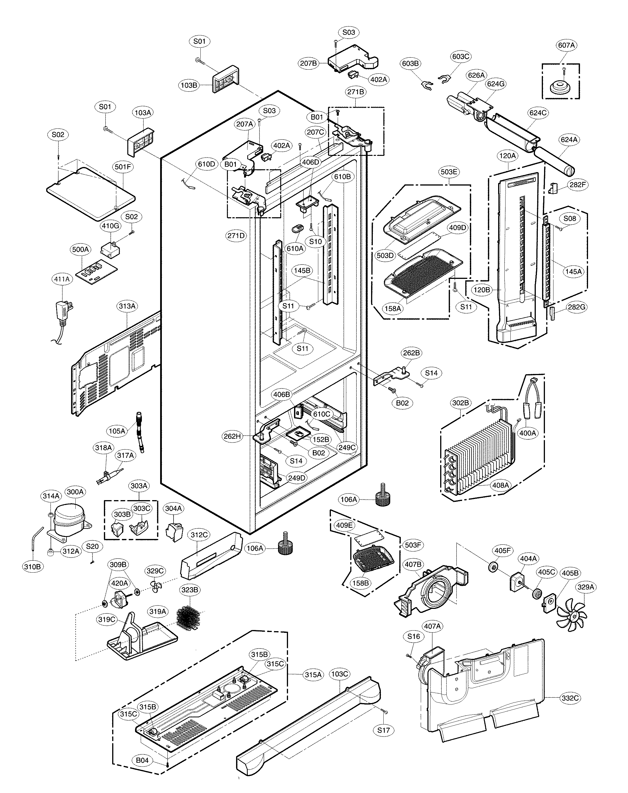 Case parts
