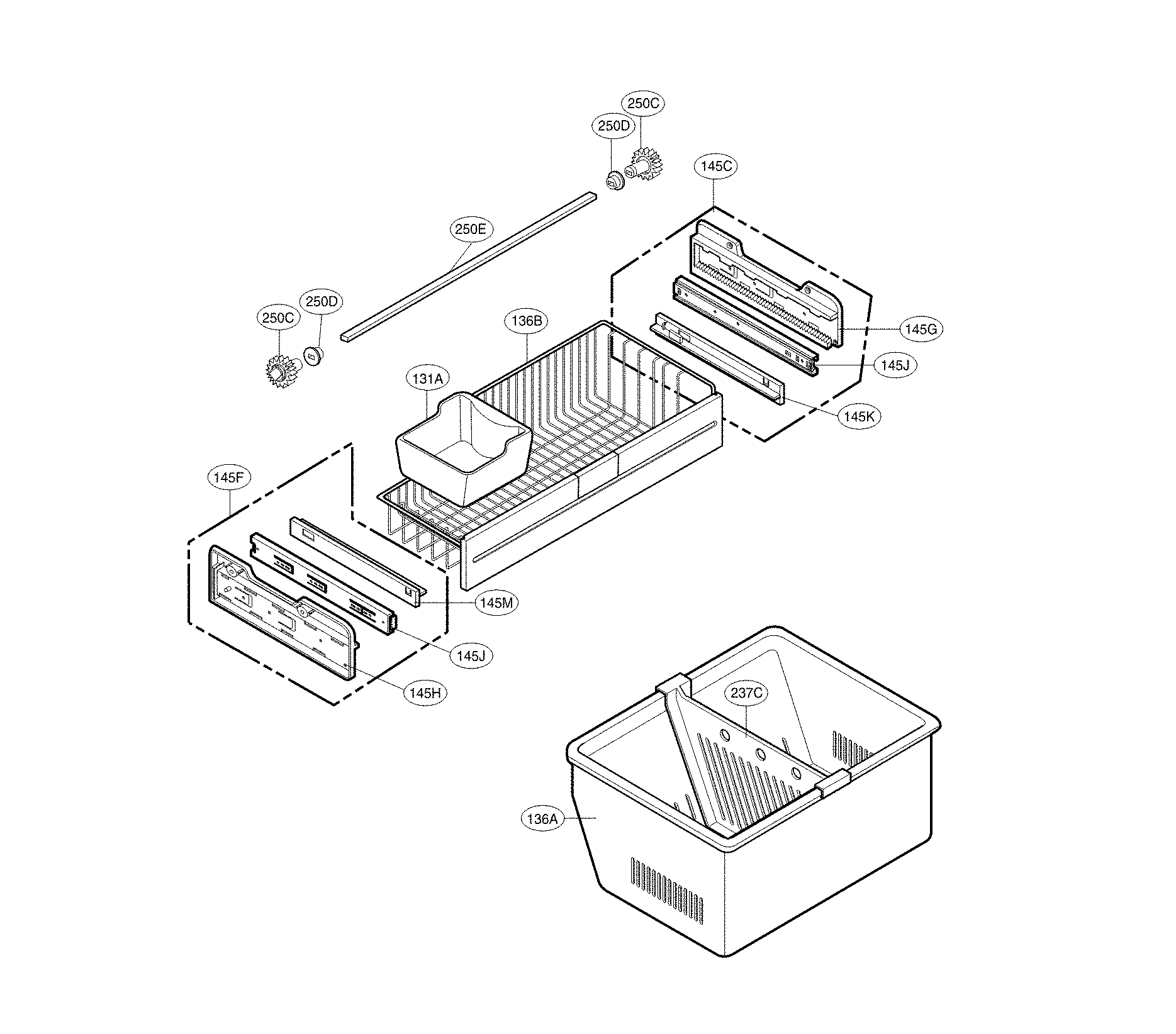 Freezer parts