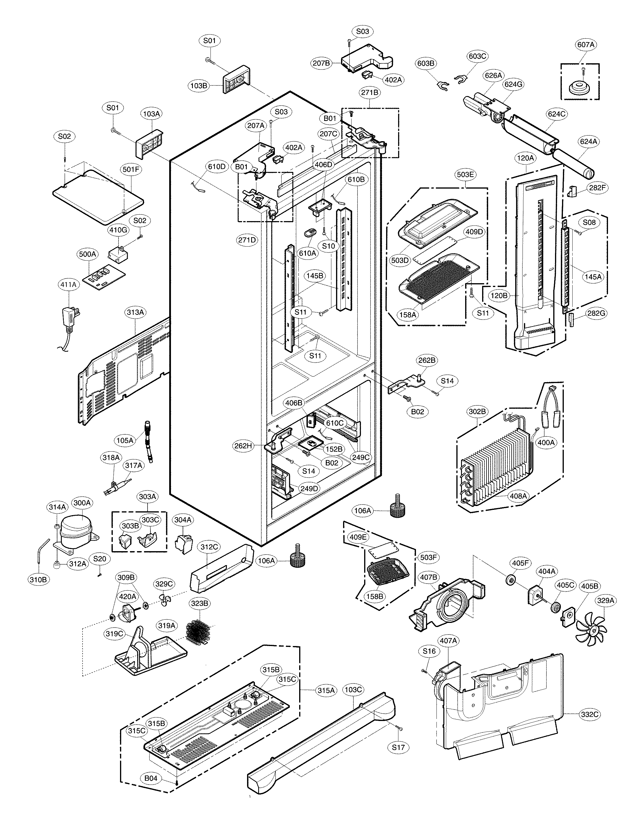 CASE PARTS