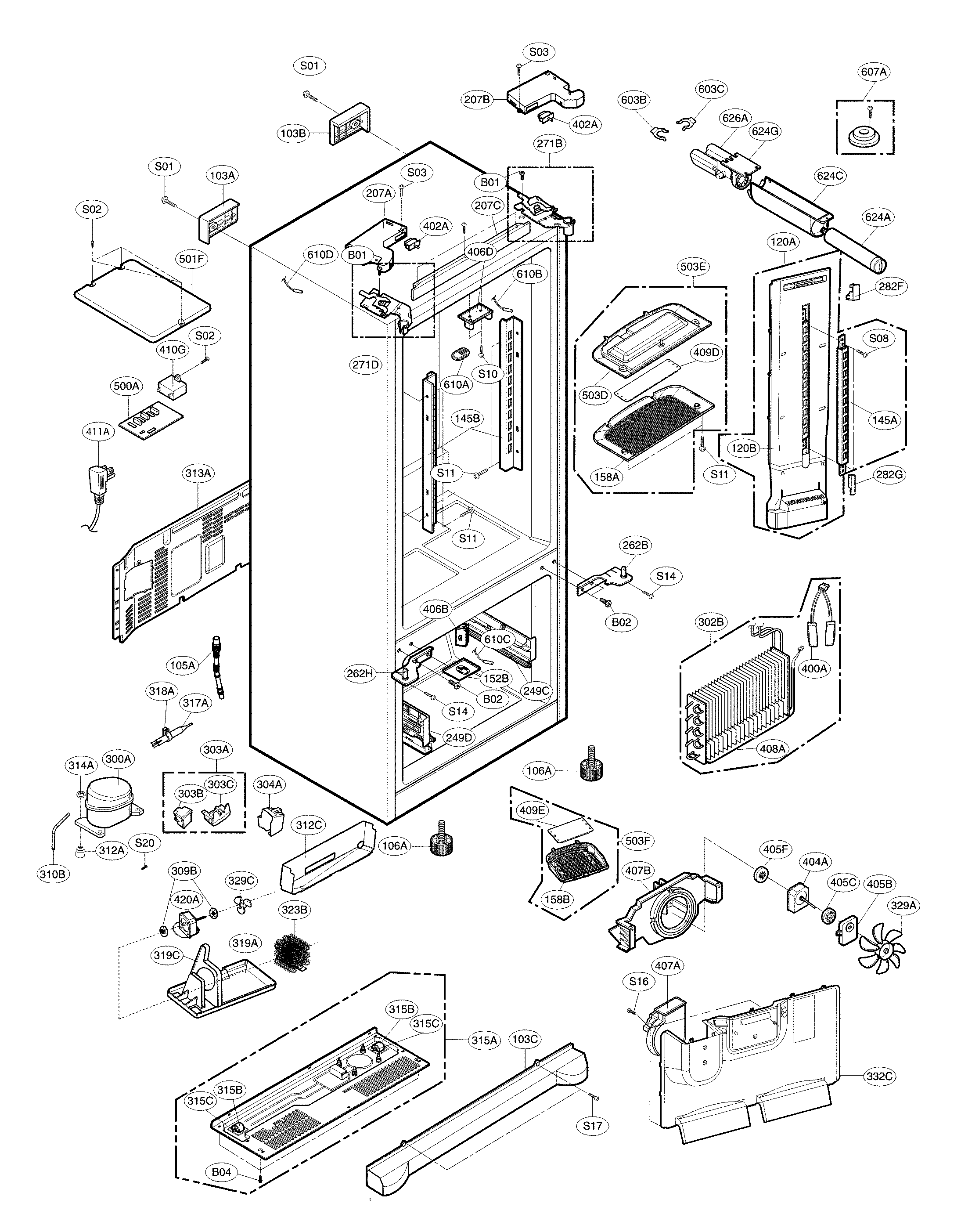 CASE PARTS