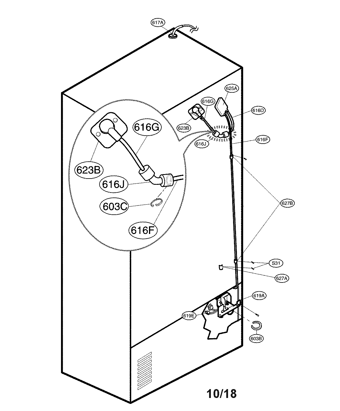 Valve and water parts