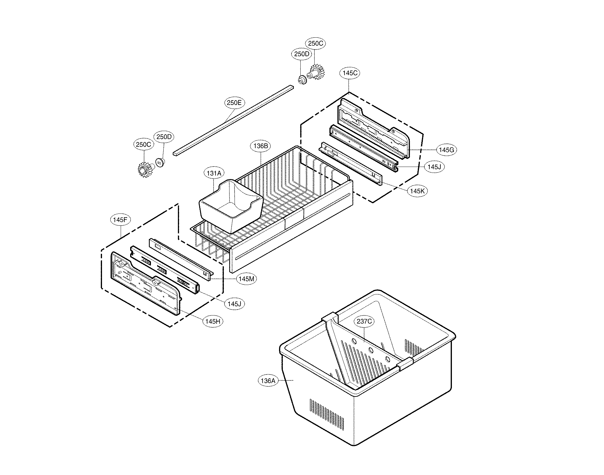 Freezer parts