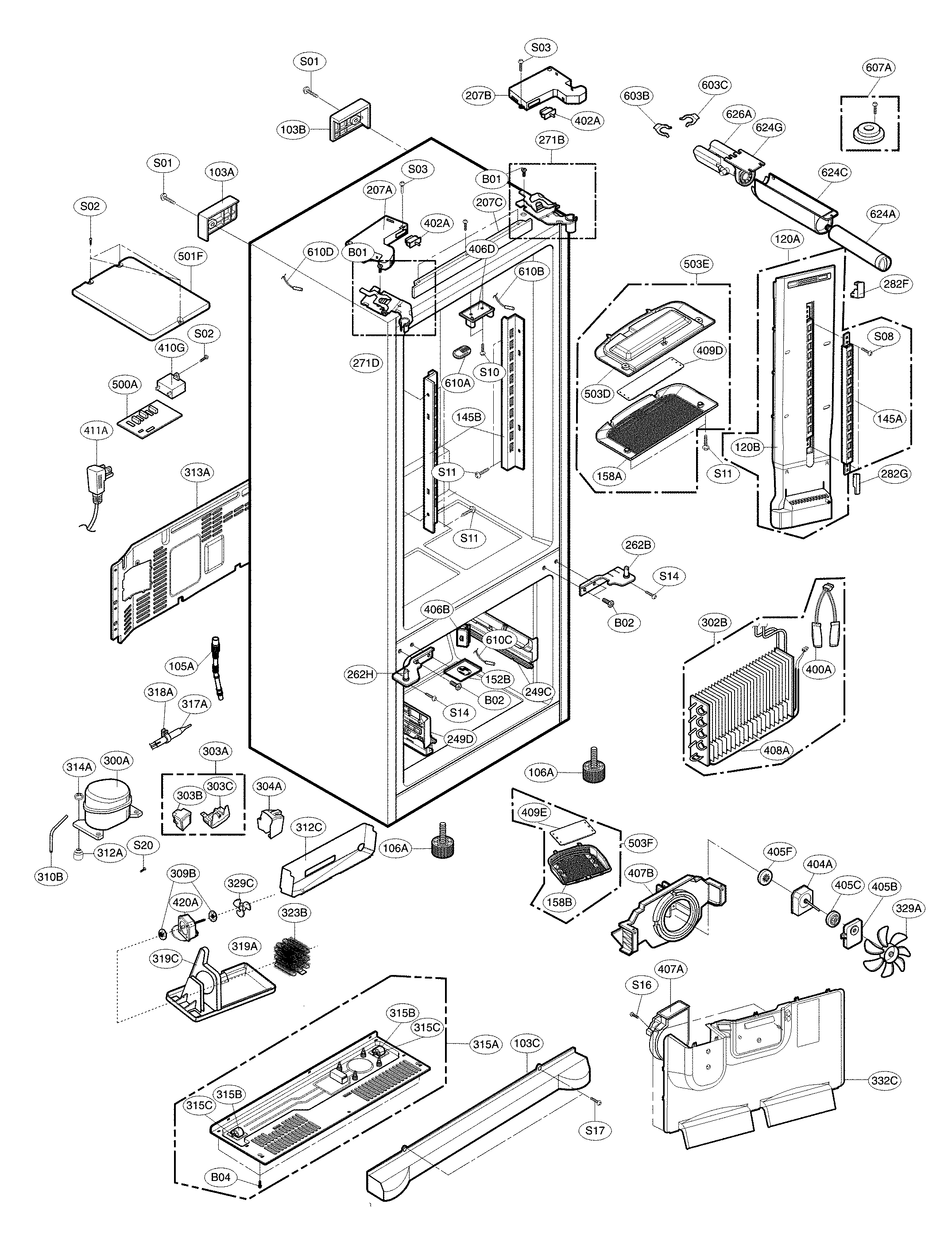 CASE PARTS