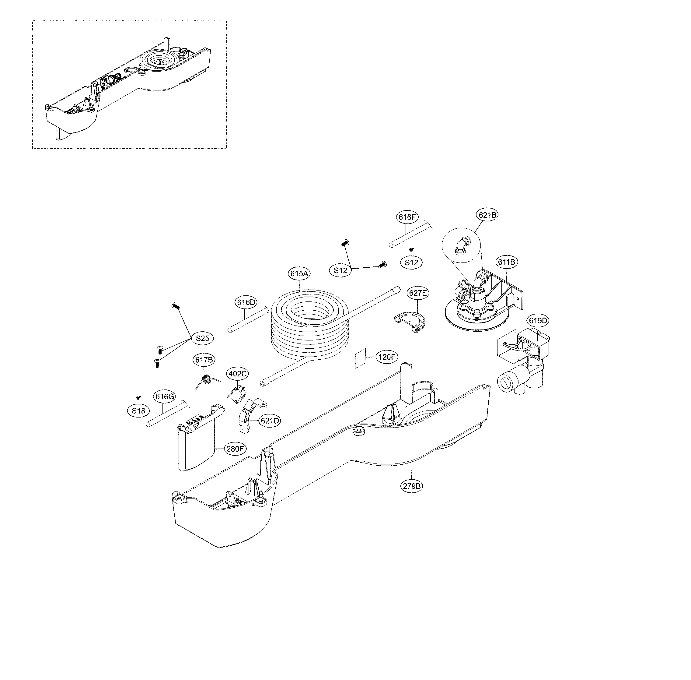 Valve and water parts