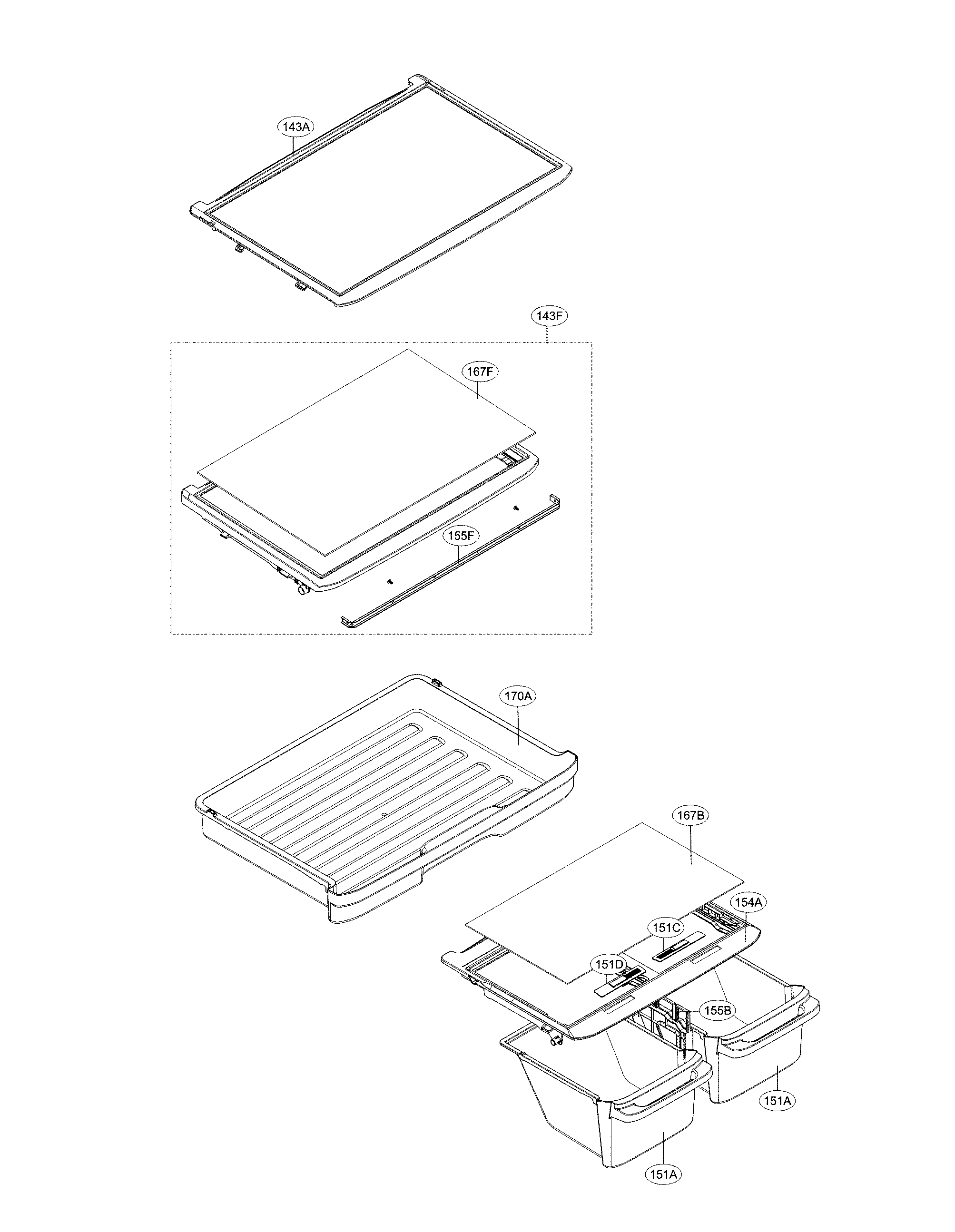 Refrigerator parts