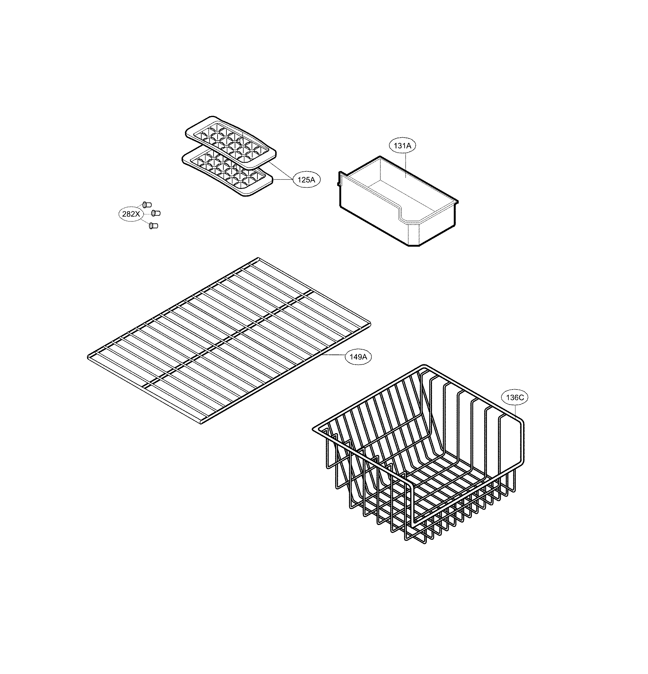 Freezer parts