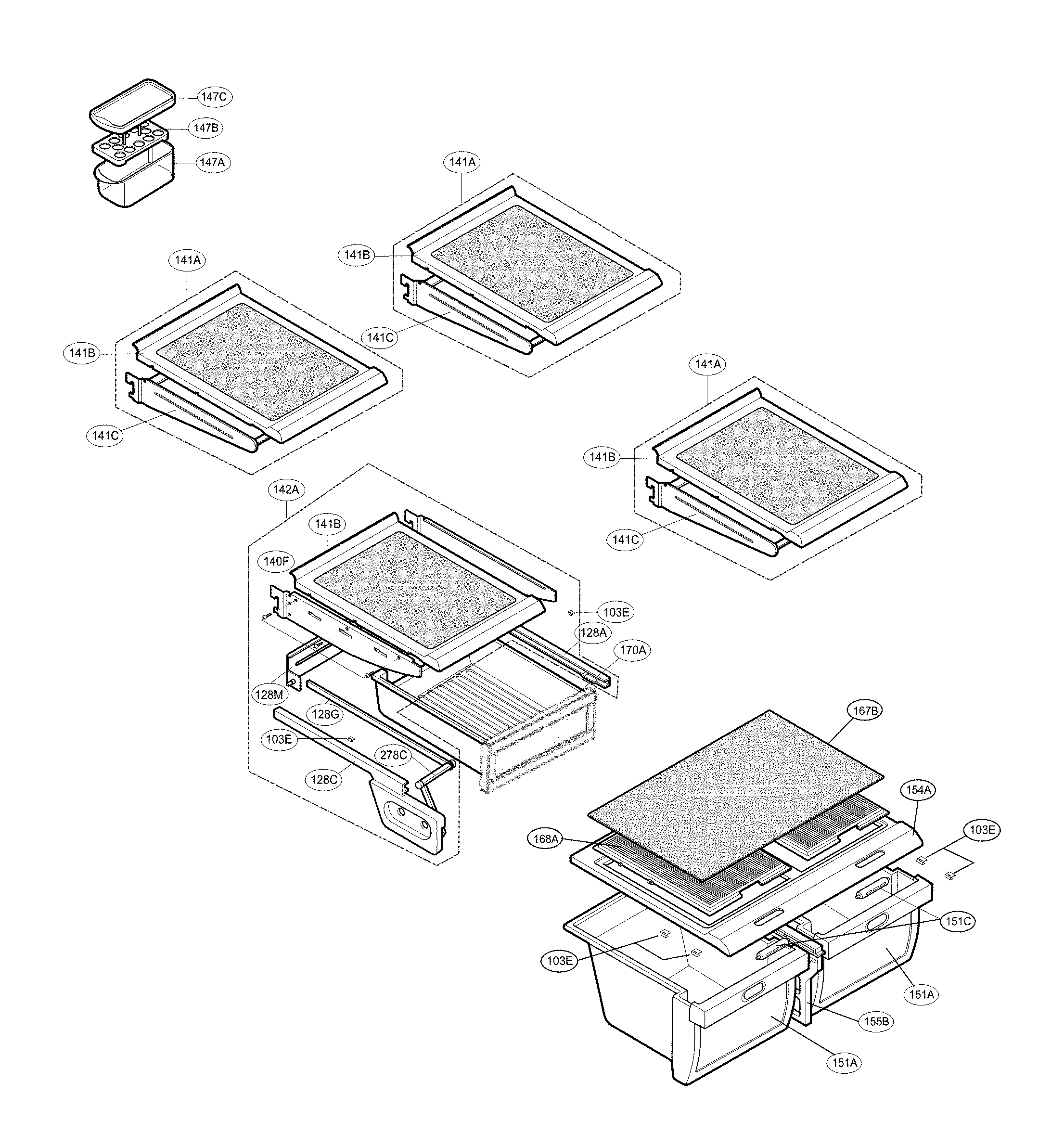 Refrigerator parts