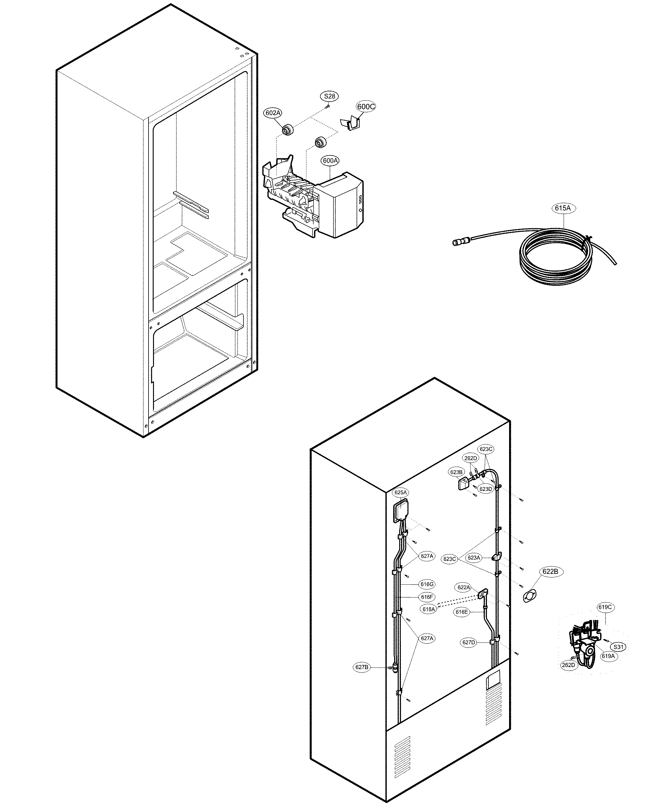 Ice maker parts