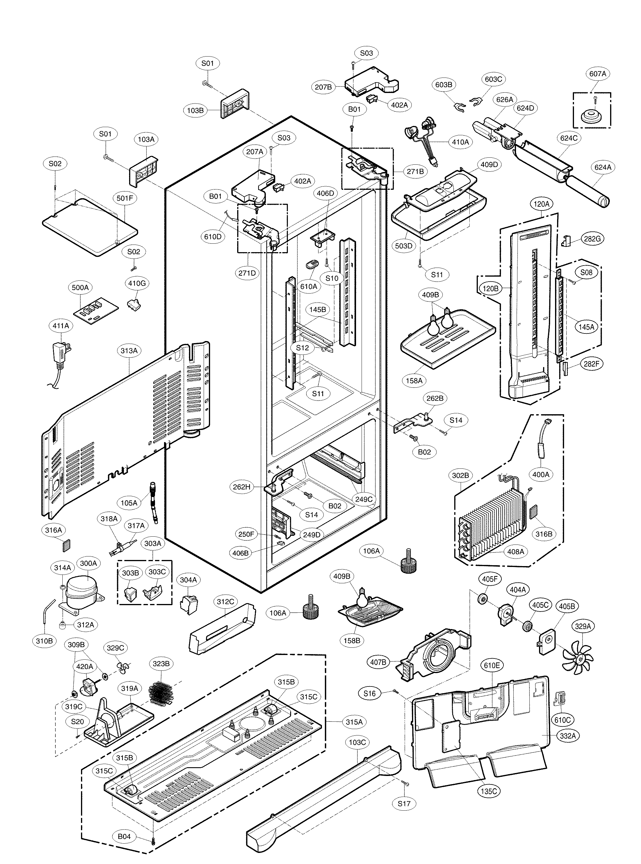 Case parts